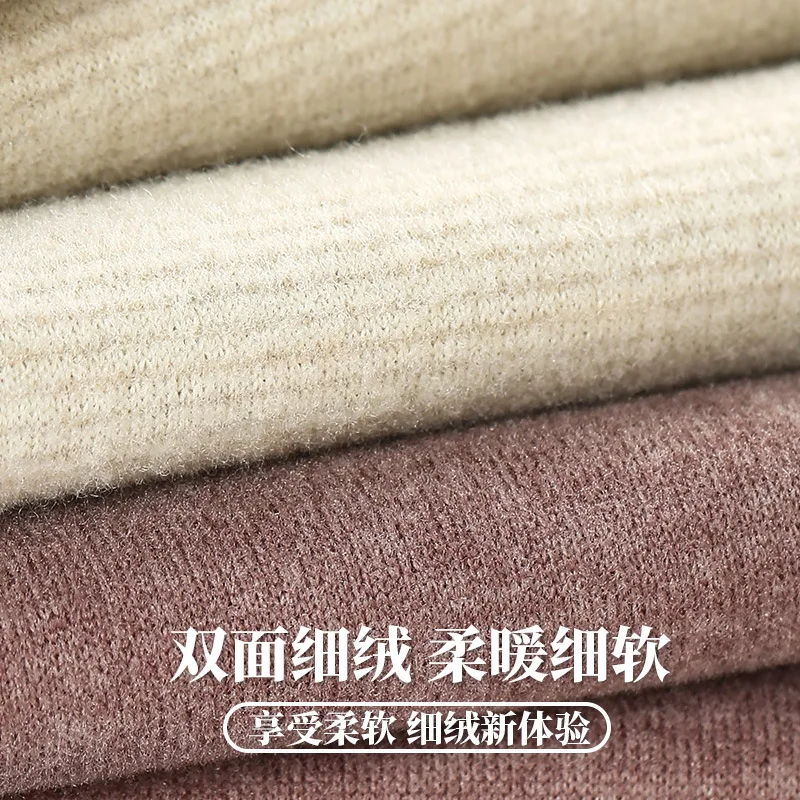 2 Pieces Women And Man Warm Sets Antibacterial Wool Silk Thermal Autumn Winter Velvet Thermal Underwear Thermal Pants