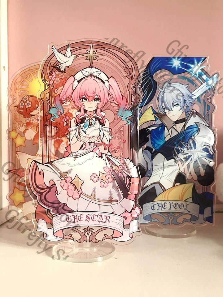 

Honkai: Star Rail Castorice Anaxa Hyacine Acrylic Standing Sign Anime Cipher‌‌ Phainon Cosplay Mydei High Quality Ornaments