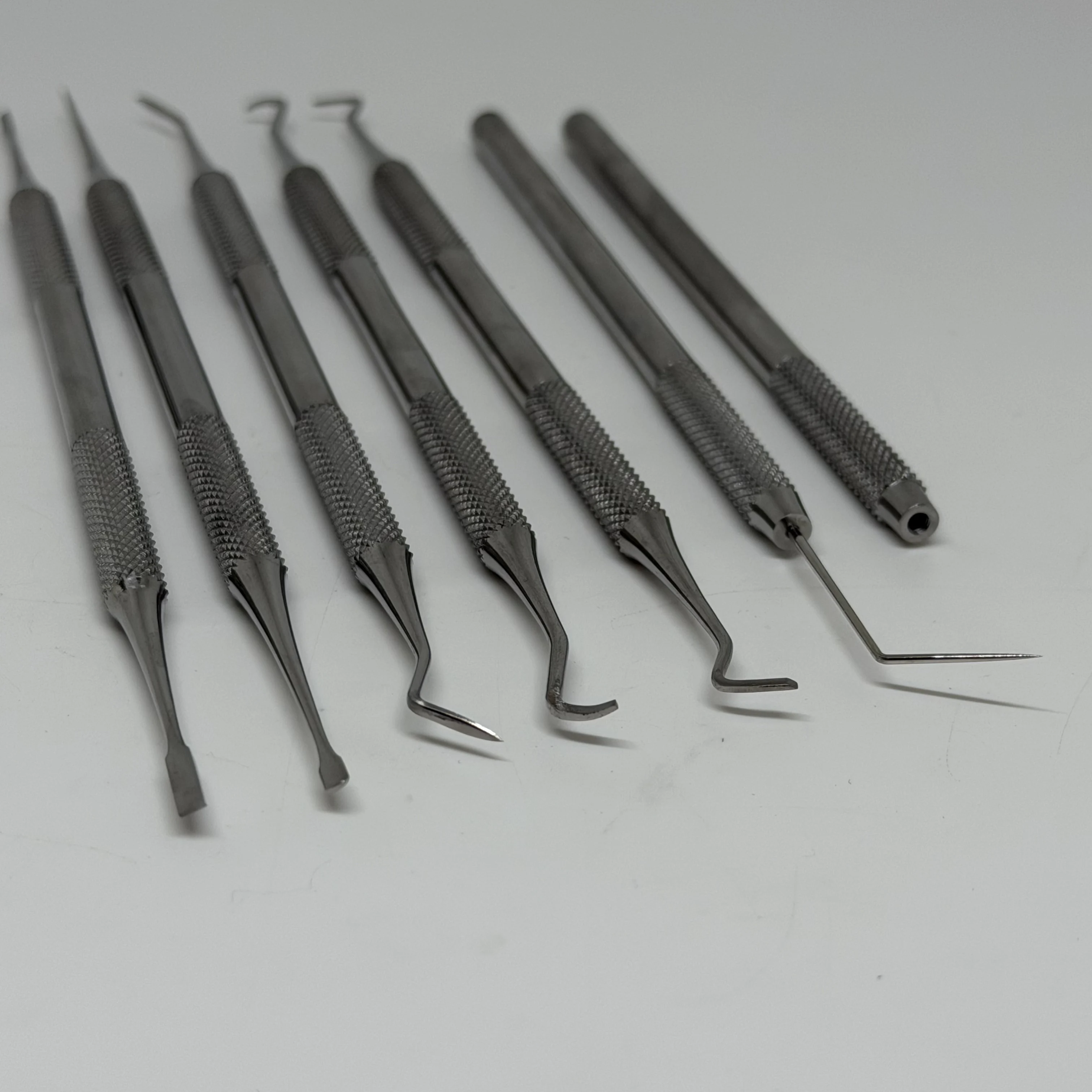 DENILK 1pc Double Ended Explorers , Sickle Scalers, Carvers And Excavators Dental Instruments Resin Filling Restorative Dental S