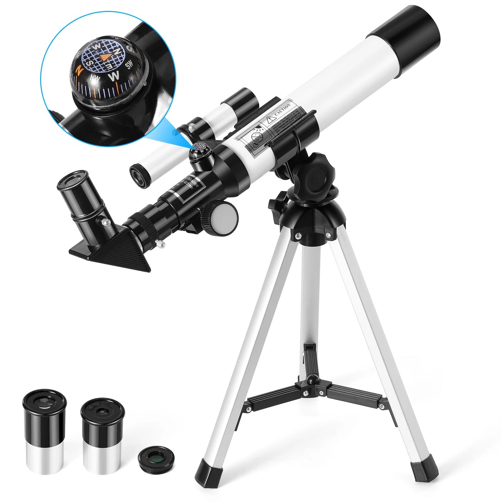 Telescopio astronómico profesional HD para niños y estudiantes, binoculares Monocular de gran aumento para observación de estrellas, enseñanza para principiantes