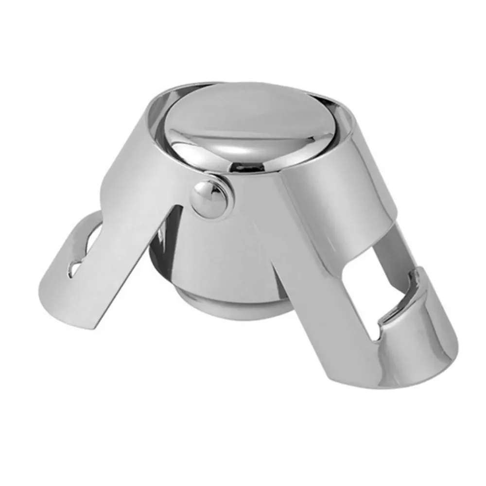 Tapón de Botella de Champán Portátil de Acero, Herramienta Selladora de Burbujas a Prueba de Fugas para Vino, Tapón de Corcho para Vino y Cerveza