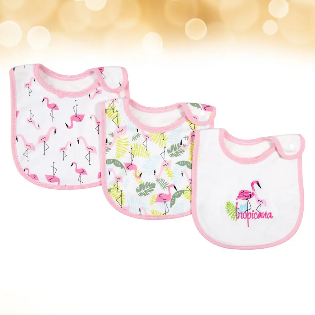 

Food Catching Bibs for Baby Spitup Newborn Washable Infant Drooling Newborns Cotton Feeding