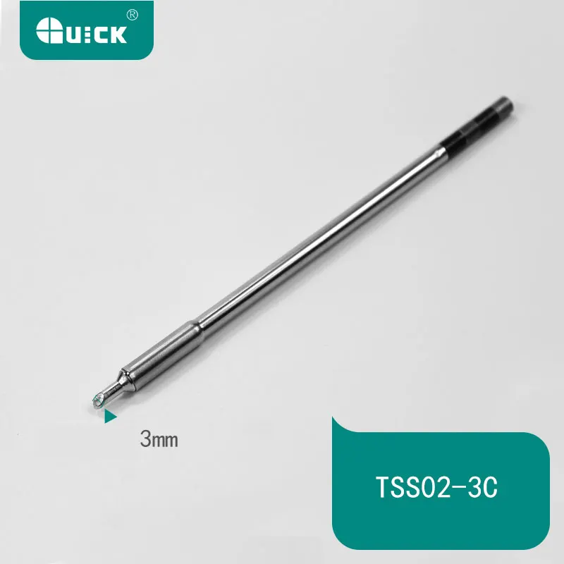 QUICK TS1200A Original Lead Free Solder Iron Tip Handle Welding Pen Tools TSS02 Electric Soldering Iron Head TSS02-3C-J-I-K-SK