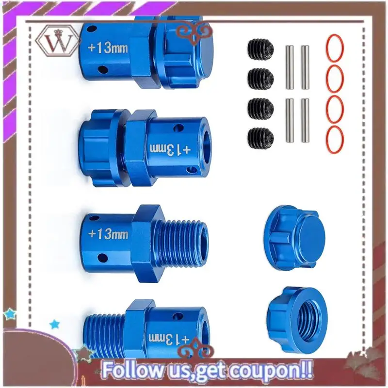 Комплект разъемов ABBG-RC для обновления автомобиля 13 мм для Arrma1/8Kraton Typhon1/7 Bigrock, аксессуары для обновления радиоуправляемого автомобиля, синий