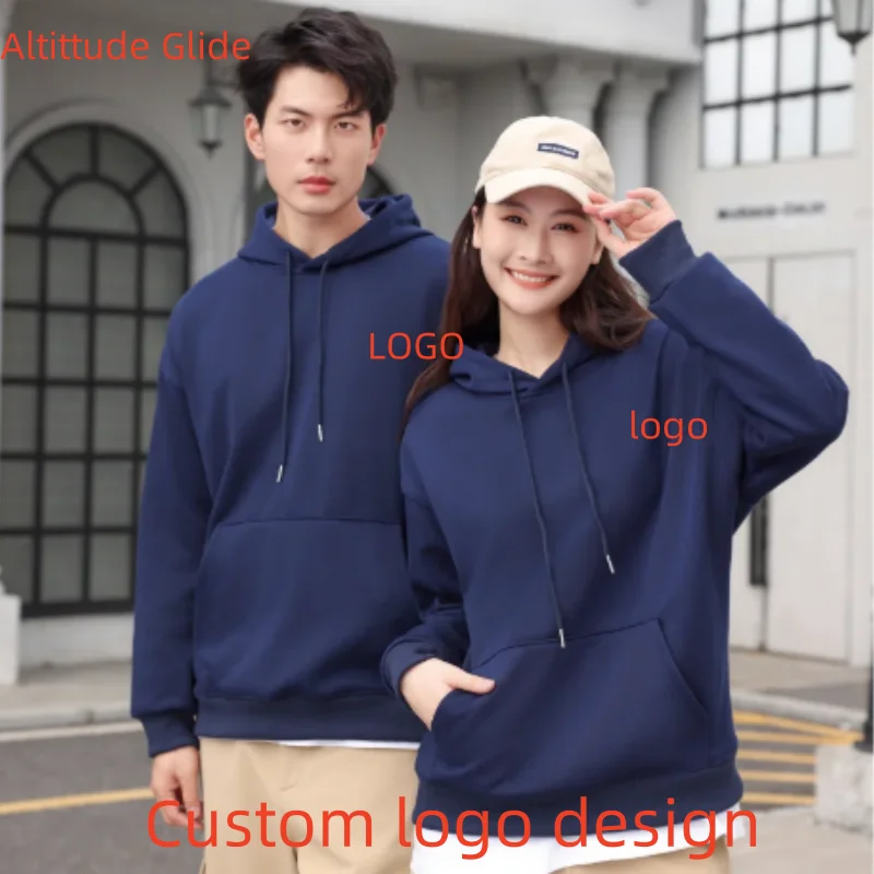 

Men's custom hoodie women's custom hoodie Company Individual group logo design custom men's fleece hoodie, women's fleece hoodie