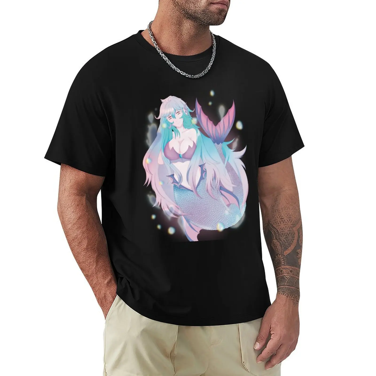 Mystic mermaid T-Shirt blanks cute tops plus sizes summer tops men clothing