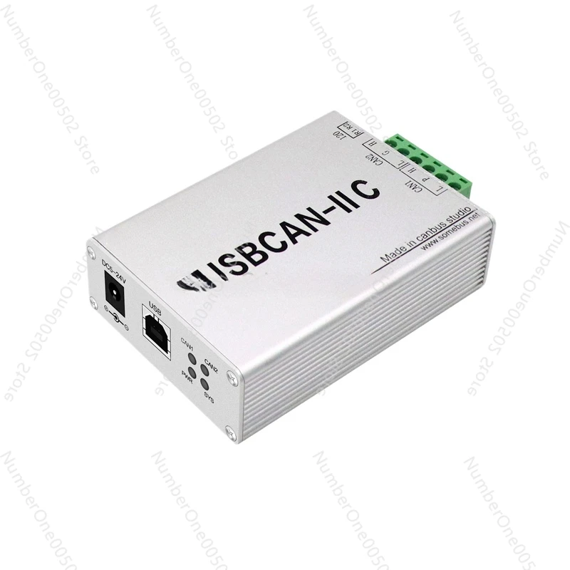 

USB to CAN Module USBCAN-II C Bus Analyzer USB CAN Card New Energy Vehicle CAN Debugging