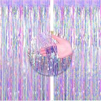 Sparkly Colored Party Rain Curtain for Birthday ,Wedding