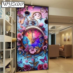 100% Fee Stof Diamond Painting Wandklok Foto 'S Volledig Diamant Borduurwerk Kruissteek Cadeau Ab Diamant Kunst Kristal Home Decor