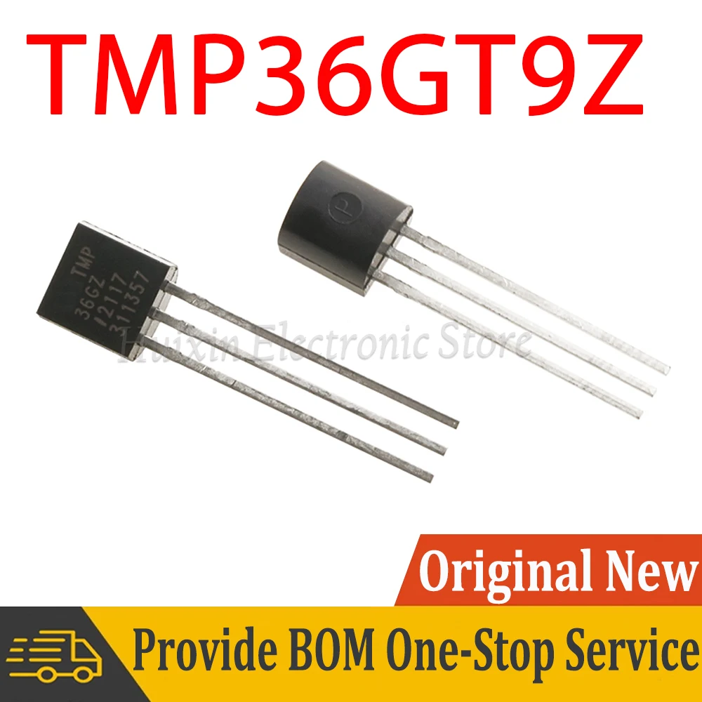 

TMP36GT9Z TO92 TMP36GZ TMP36 TO-92 Temperature Sensor SMD New and Original IC Chipset