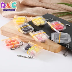 Simulation Takeaway Toy Dollhouse Lunch Box Mini House Adornments Lunch Box Doll House Accessories Fruit Box Model
