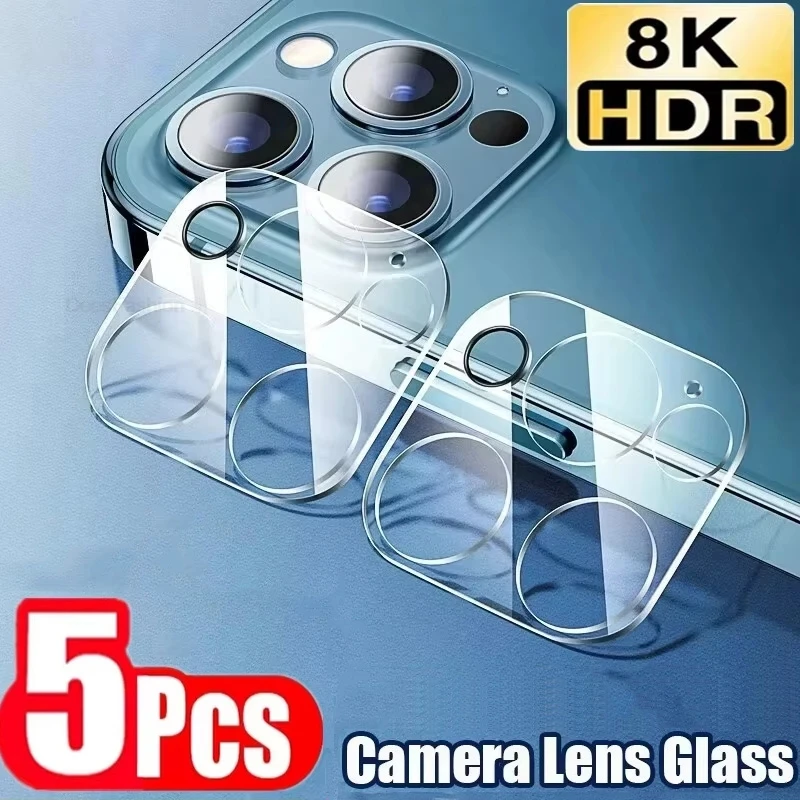 1-5PCS Camera Lens Protector Glass For iPhone 16 13 11 12 14