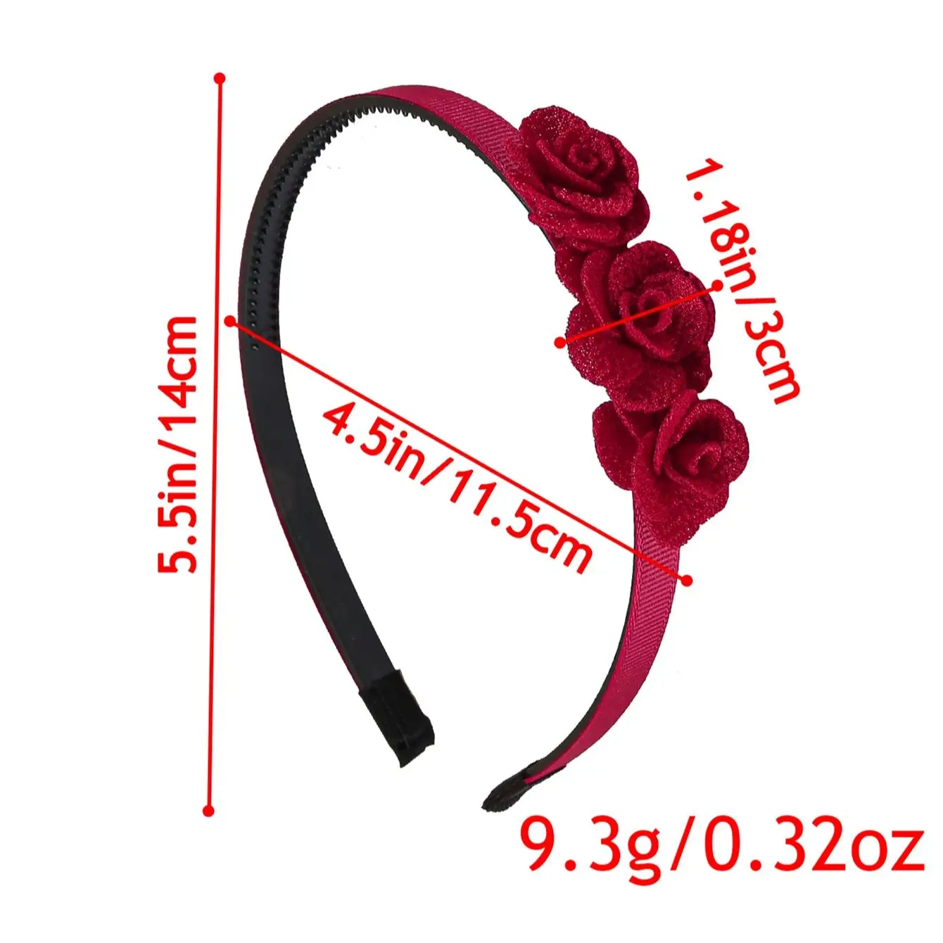 4/16pcs Cute Flower Headbands for Women Girls Plastic Hairbands Floral Headband Children Girls Fashion Party Hair Aceessories