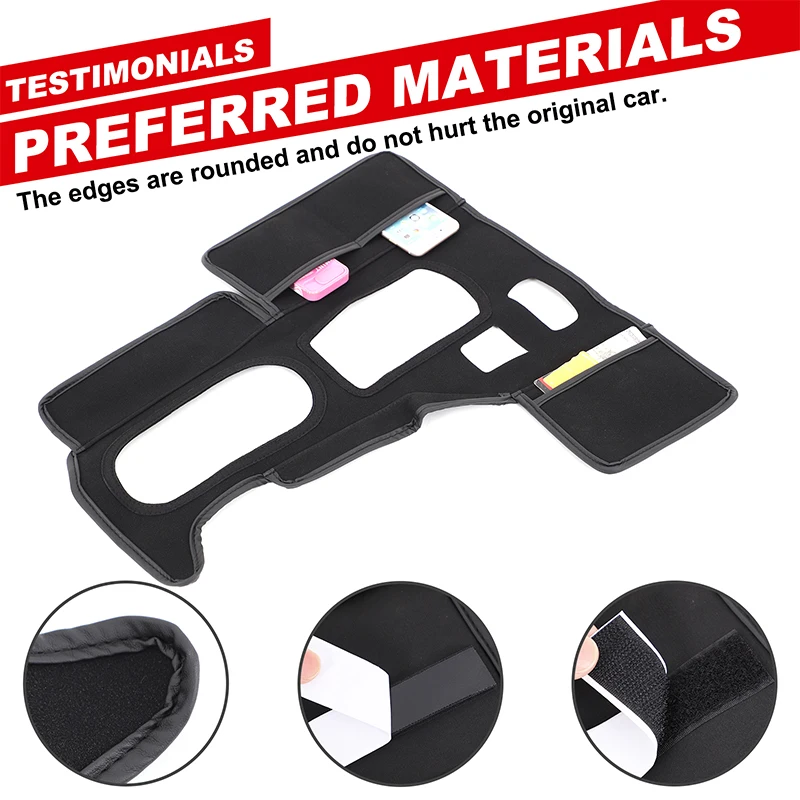 

RHD For 2015-2021 Ford Ranger center console gearbox protective cover, storage bag, car organizer, car interior accessories