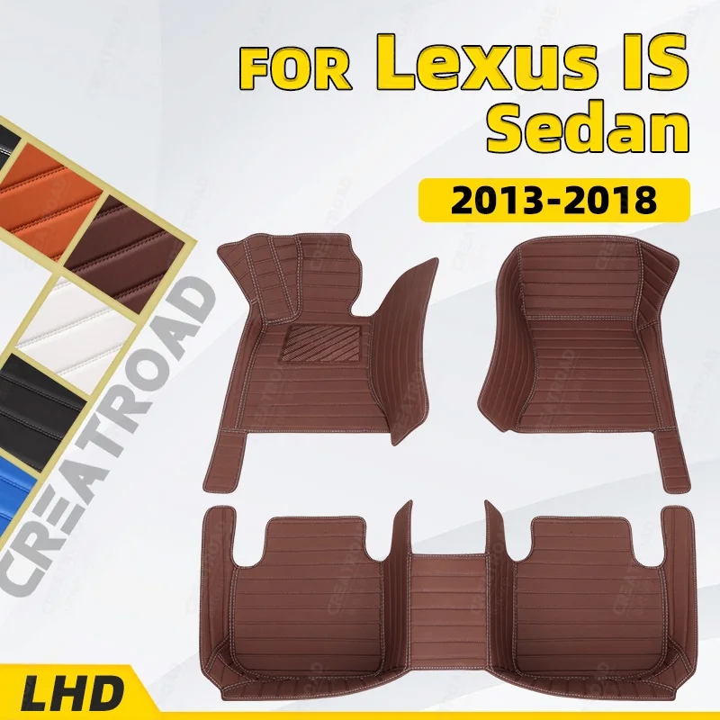 Custom Car floor mats for LEXUS IS series 300 200t 250 2013 2014 2015 2016 2017 2018 auto foot Pads automobile carpet cover