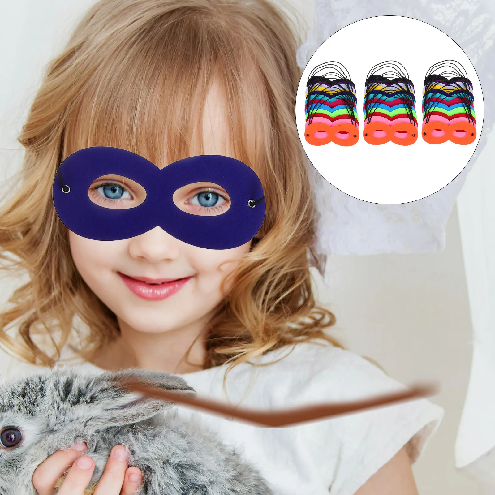

36Pcs Superhero Masks Kids Soft Breathable Felt Eye Masks Dress Up Accessories Birthday Party Cosplay Costume Role Play