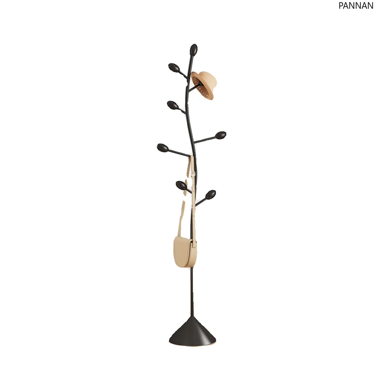 

French cream wind vertical coat rack bedroom living room simple floor hanger
