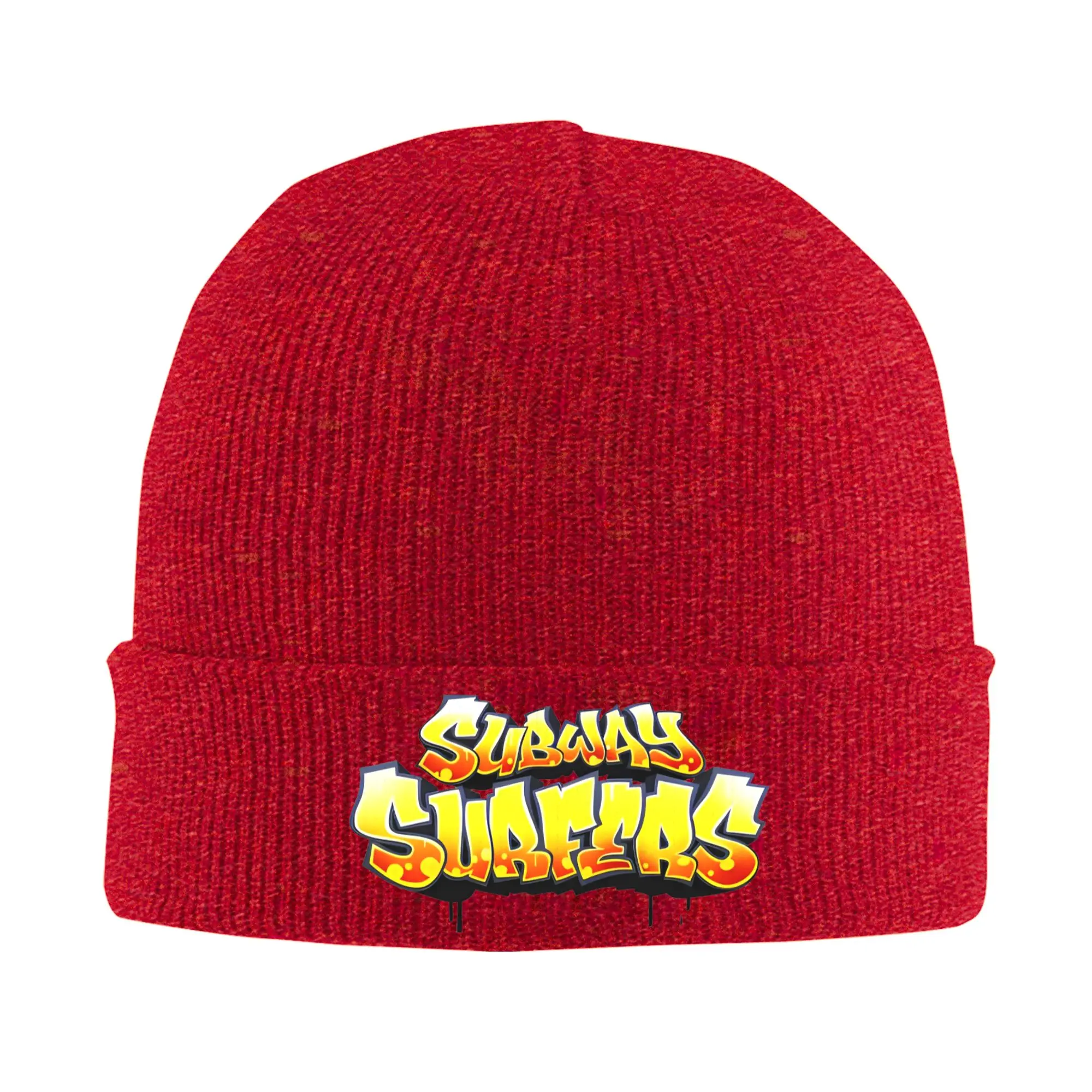 Mütze für Männer und Frauen, Subways Surfers Merch, warme Strickmütze, Kappe, Bonnet, Strickmütze