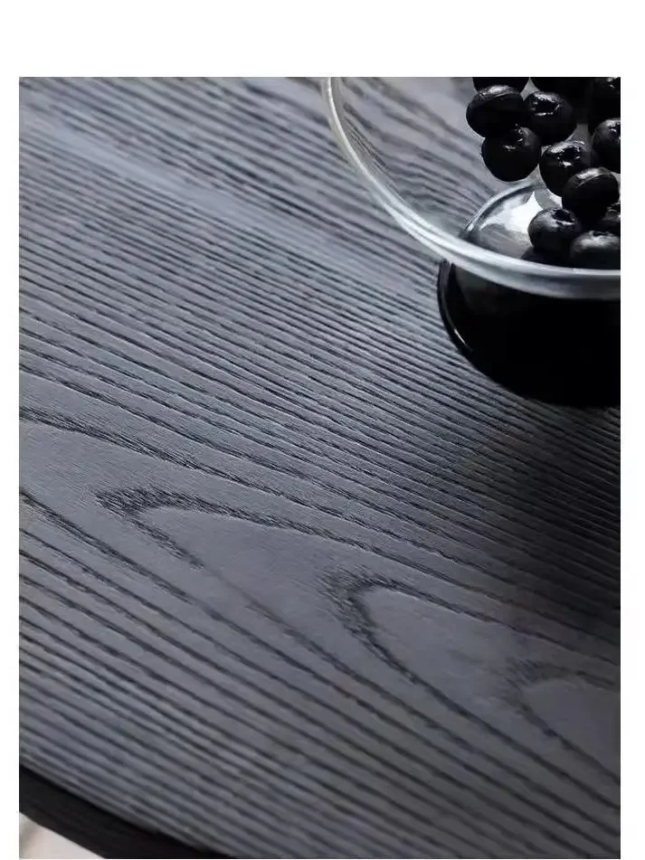 Customizable Nordic Minimalist Solid Wood C-Shaped Side Table - Round Corner Table