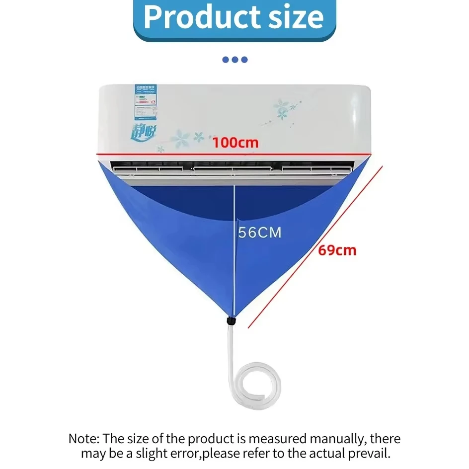 1/5/7pcs Air Conditioner Cleaning Bag Waterproof Drain for Washing Conditioning Water Drain-Pipe Ac Cleaning Kit Aircon Cleaner