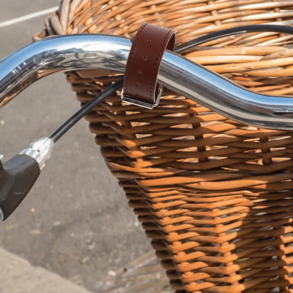 

2Pairs Bike Basket Strap Adjustable Front Bicycles Basket Belt for Cycling Accessories Bike Accessories