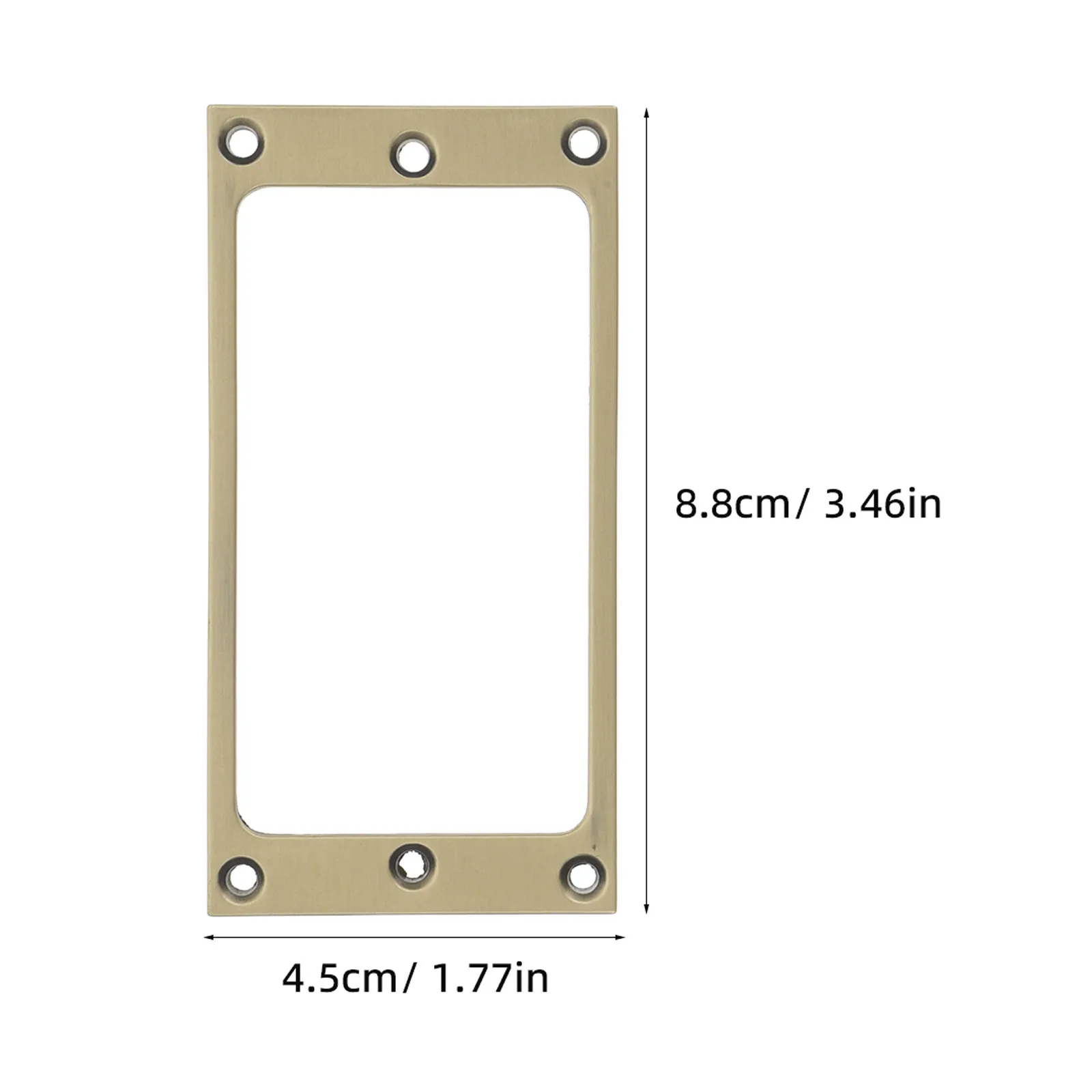 Dual Coil Pickup Frame High Sensitivity Acoustic Guitar Replacement Double Coil Pickup Frame for Electric Instrument Accessories