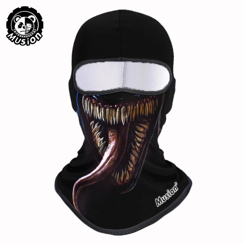Unisex Fahrrad-Halstuch mit Lustigem Aufdruck, Winddichte Atmungsaktive Sturmhaube Gesichtsmaske für Outdoor-Sportarten – Detail 5