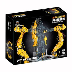 IN magazzino Robot tecnico piattaforma corazzata Building Blocks modello moc Idea Mech Display Table mattoni giocattoli per ragazzi regalo di natale