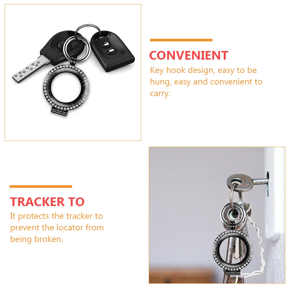 

Smart Anti-Lost Protective Case for Tracker Durable Metal Cover Key Hook Design Travel Security Accessory Sleeve Dog Bag