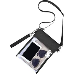 Clear Crossbody Bag Stadium Approved Purse Shoulder Concert Bags for Women Men Transparent Security Sports Messenger Handbag