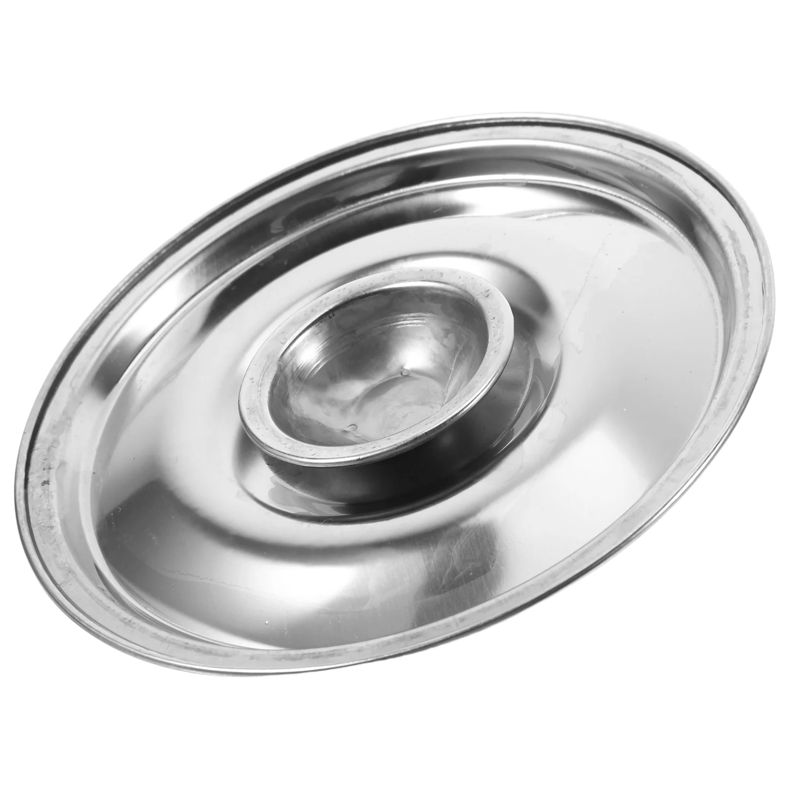 

Stainless Steel Bowl Lid Small Pan Snap Charms Seasoning for Petit Pot Accessories Cover Cast Iron