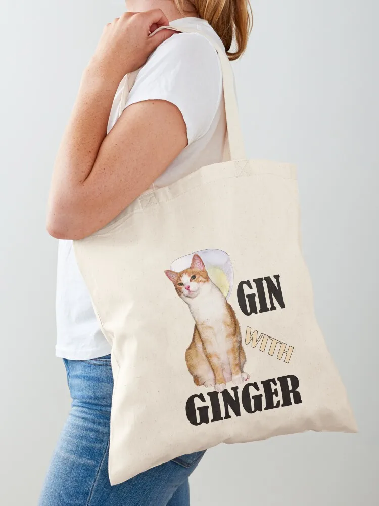 

GIN WITH GINGER Tote Bag tote bags men tote bag Shopper handbag Women's bag