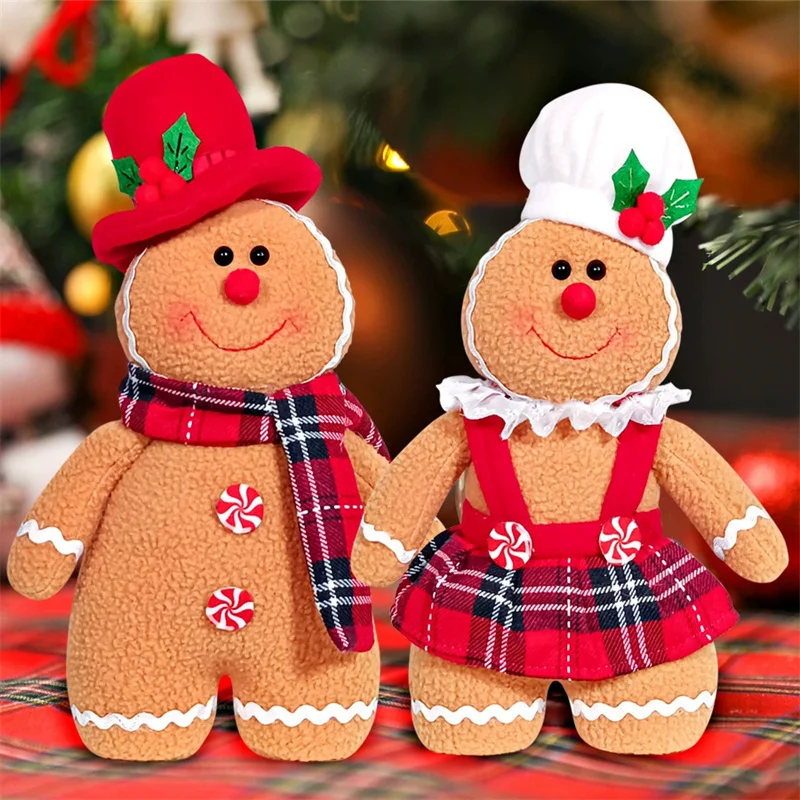 

Christmas Decoration Gingerbread Man Doll Chef Doll European and American Toy Dwarf Doll Children's Birthday Gift