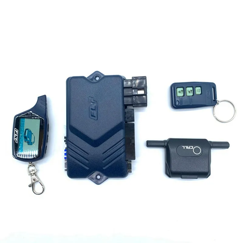 DOXINGYE Russian Two Way Car Alarm for Starline B9 Car alarm with Remote Key AutoStart Kit for Car Burglar Alarm Security System