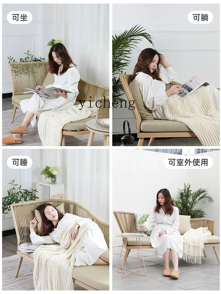 V5.9 Poltrona de Luxo Leve para Exterior, Cadeira de Descanso para Varanda e Sala de Estar, Cama de Descanso, Cadeira Preguiçosa