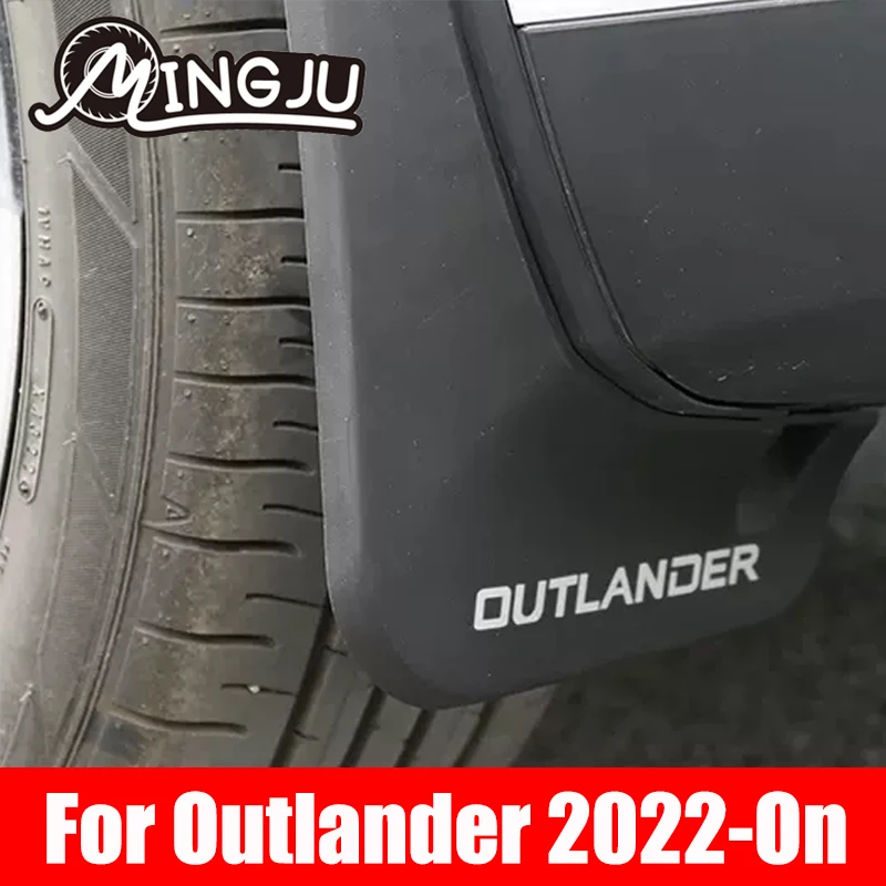 

For Mitsubishi Outlander 2022 2023 2024 The Four Seasons Car Mudguard Mudguards Accessories Mud Flaps Splash Guards Cover Fender