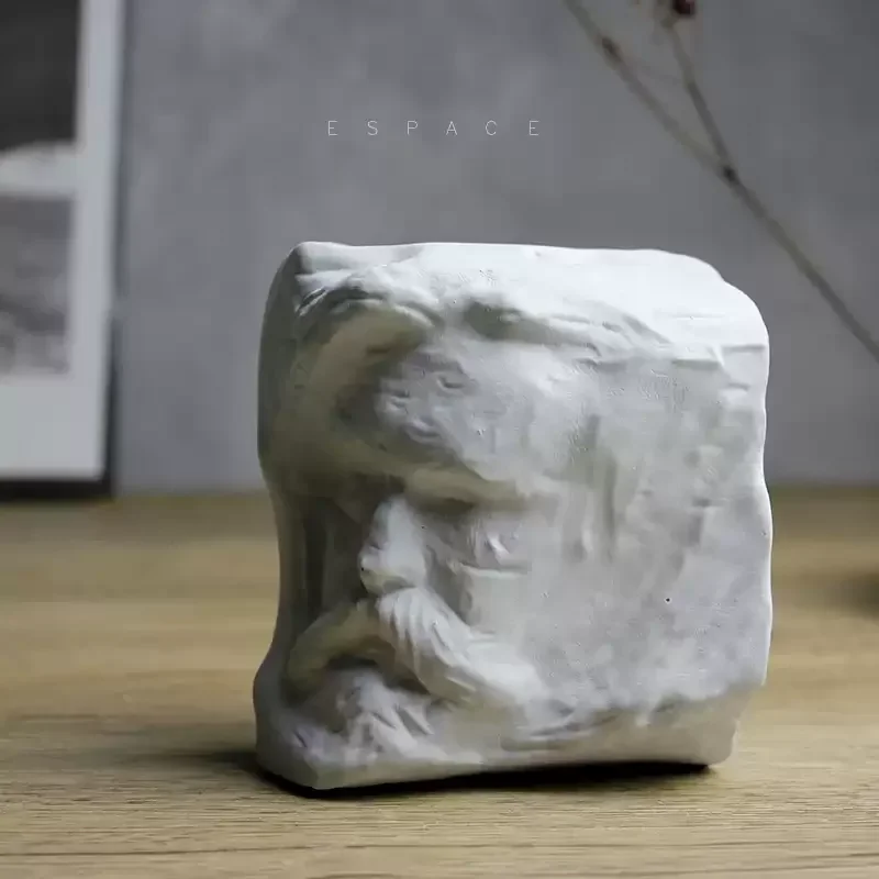 

Скандинавское роскошное украшение для гостиной, эстетическая комната, фигурка из смолы, украшение, ремесла, современный настольный домашний декор Bigote TYFM