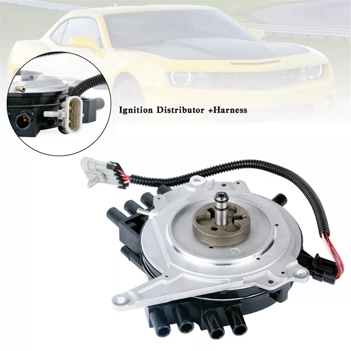 Car Ignition Distributor with Harness KA-GM8381 for Optispark LT1 Chevy Camaro Caprice Corvette Car Accessories