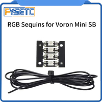 FYSETC  Sequins with RGB WS2812 3535 Bright RGB LED and 1M 26AWG Teflon wire For Voron Mini SB Extruder