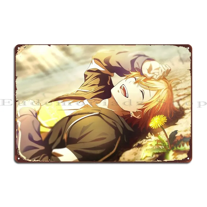 Akito Shinonome The Thirsty Wanderer Untrained Metal Plaque Poster Funny Living Room Wall Cave Customized Home Tin Sign Poster