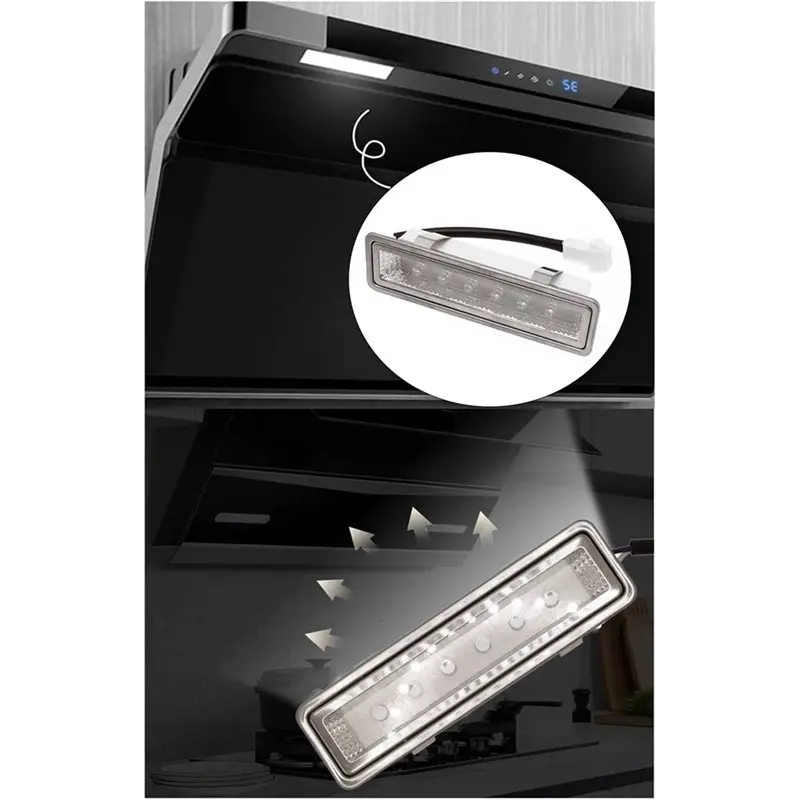 ABKY-2PCS LED شفاطات المدى ضوء 120X30mm 1.5 واط DC12V أجهزة المطبخ مصباح LED ضوء السقف ل شفاطات المطبخ