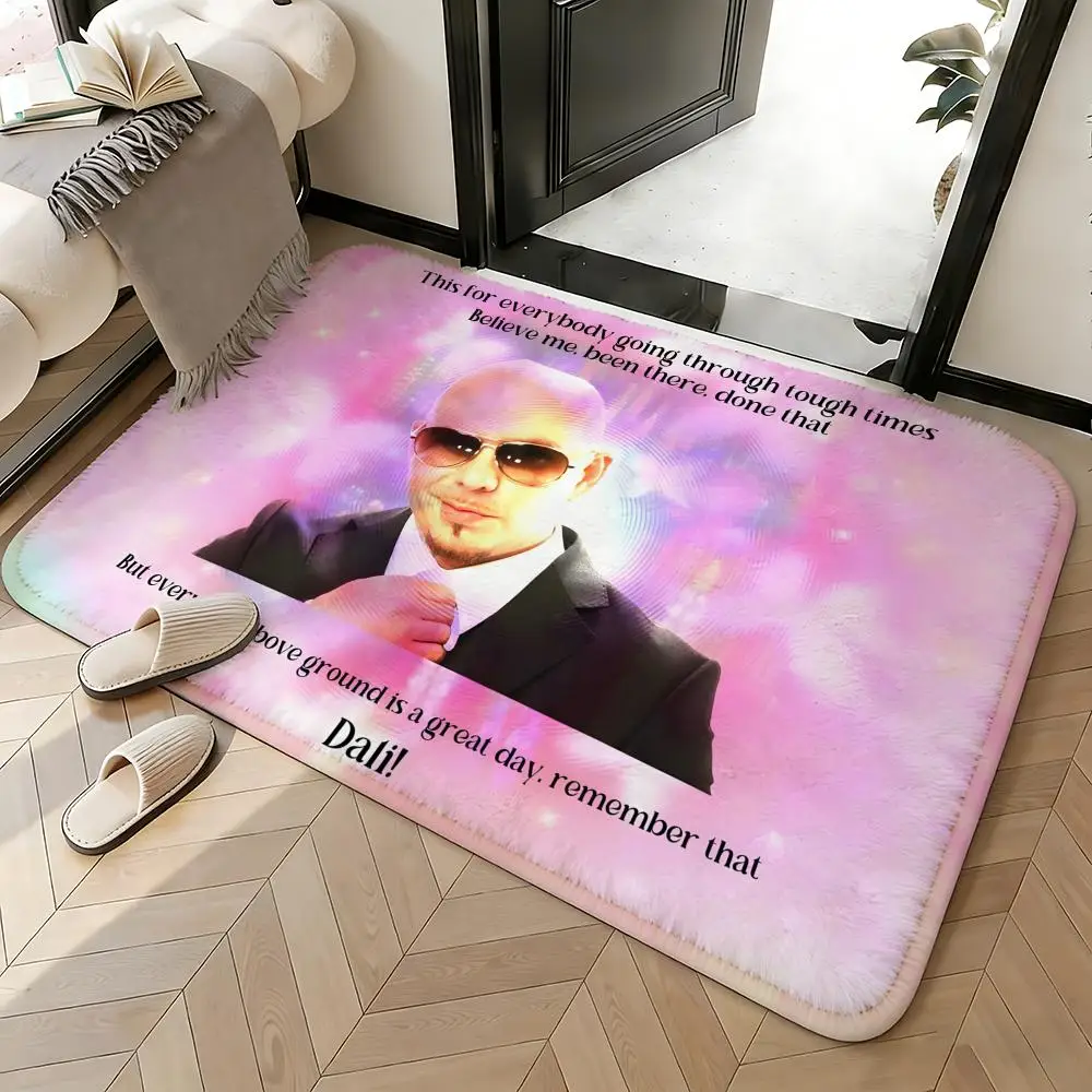 Soft Absorbent Non-Slip Rug Singer Pitbull Floor Mat Home Decor Doormat Bedroom Floor Mat Shower Carpet