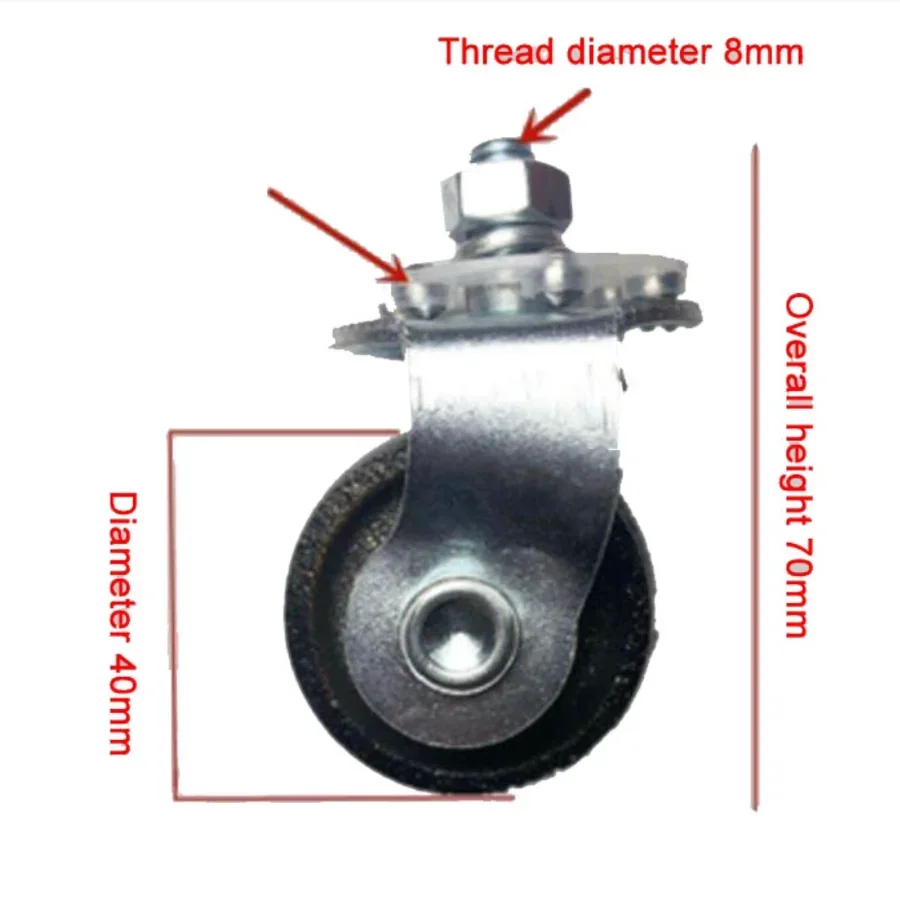 Jack Universal Transmissão Bracket Roda, Auto Part, Ferro completo, Rodas do guindaste do motor, Aro Rodízio, Acessórios, 1Pc