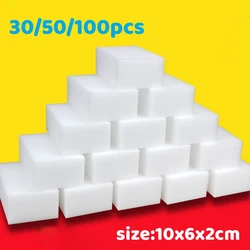 30/50/100pcs Melamine Sponge Magic Sponges Eraser Magic Sponge Cleaner Eraser Cleaning Sponge for Kitchen Bathroom Supplies