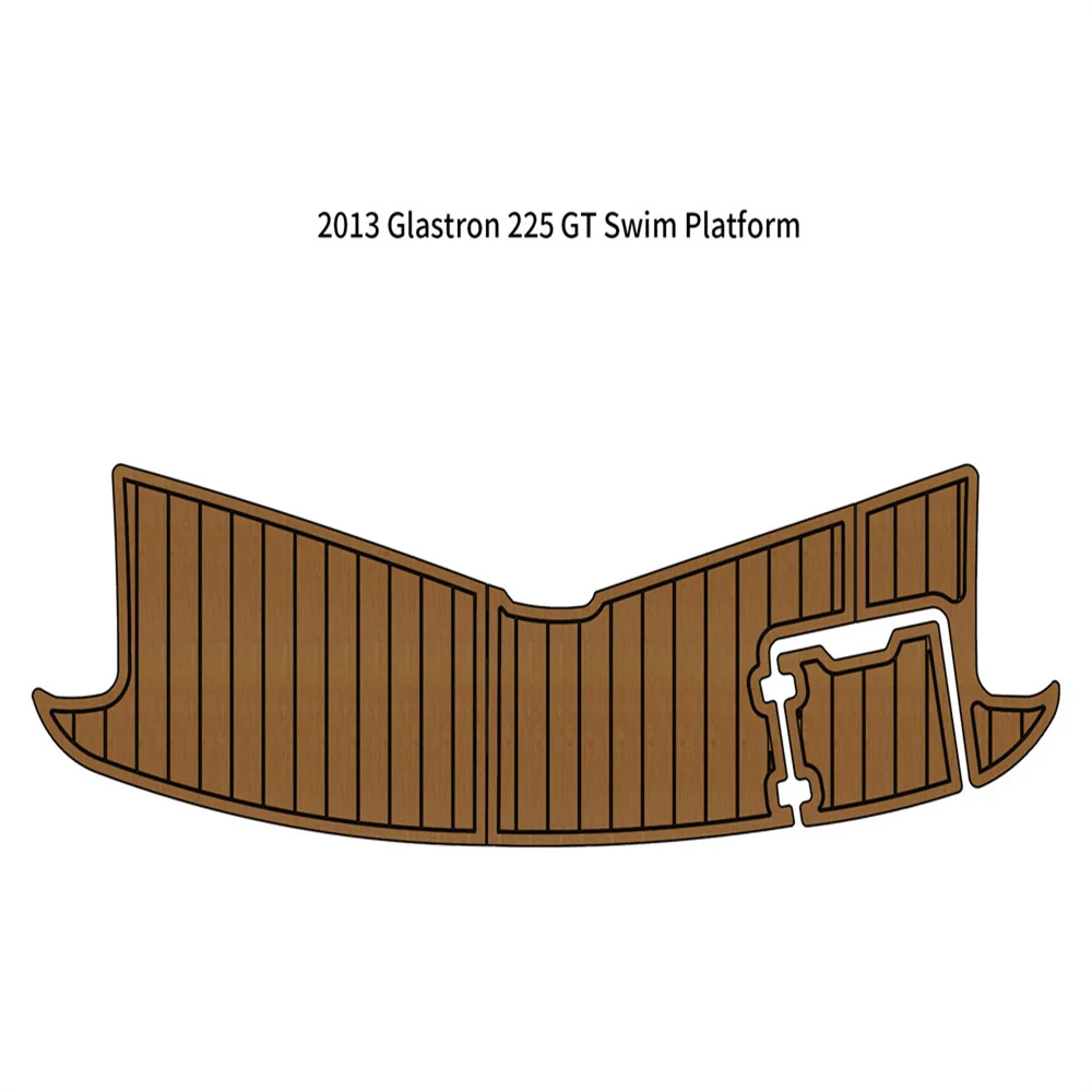 

2013 Glastron 225 GT Swim Platform Step Pad Boat EVA Foam Teak Deck Flooring Mat