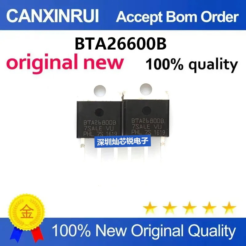 (5-100pieces)Original Imported BTA26-600BRG Brand New Original BTA26-600B Bidirectional Triac TO-3P