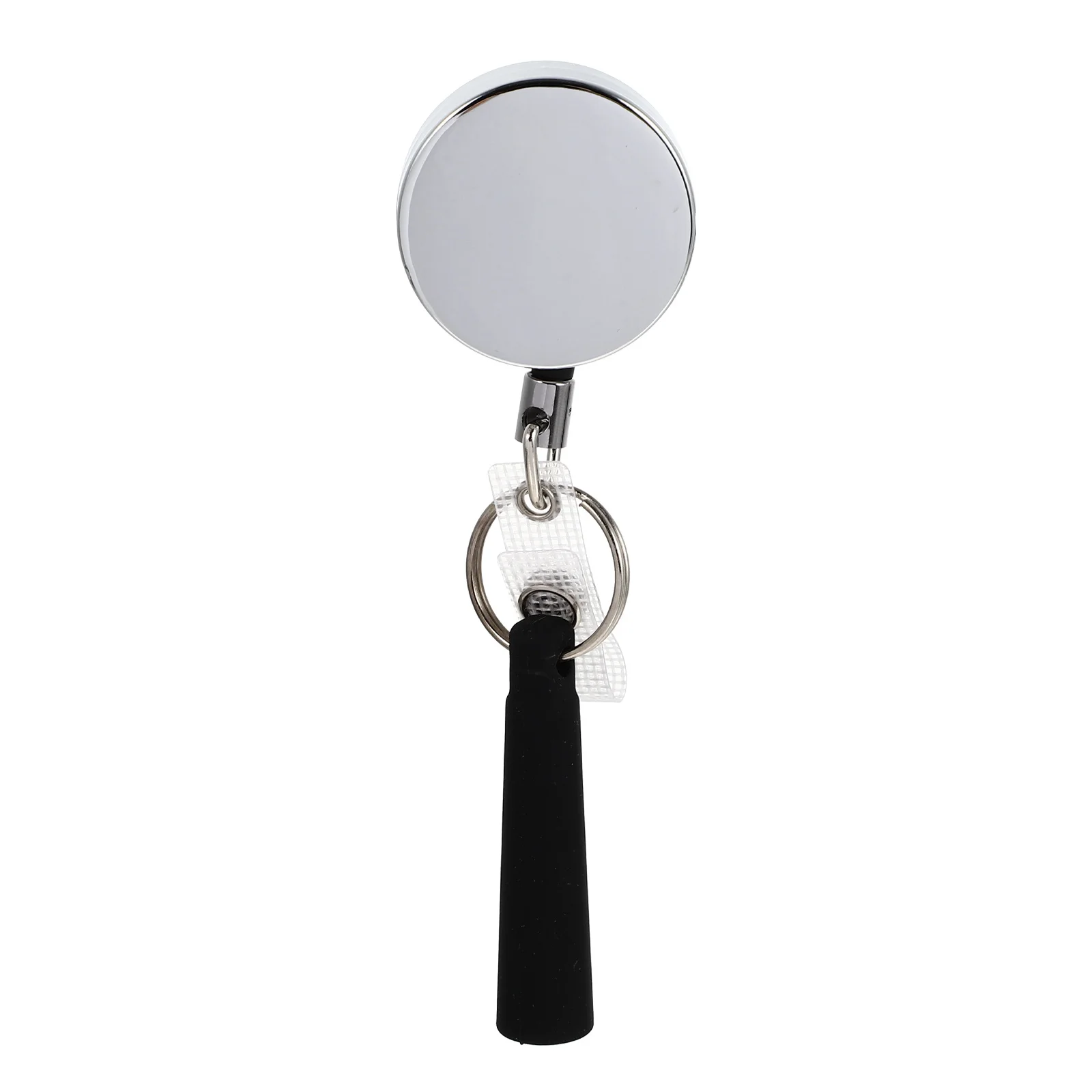 

1pc Silicone Pen Sleeve Keychain Universal Id Badge Holder Clip For Trade Show School Events Belt Bag Pocket Creative