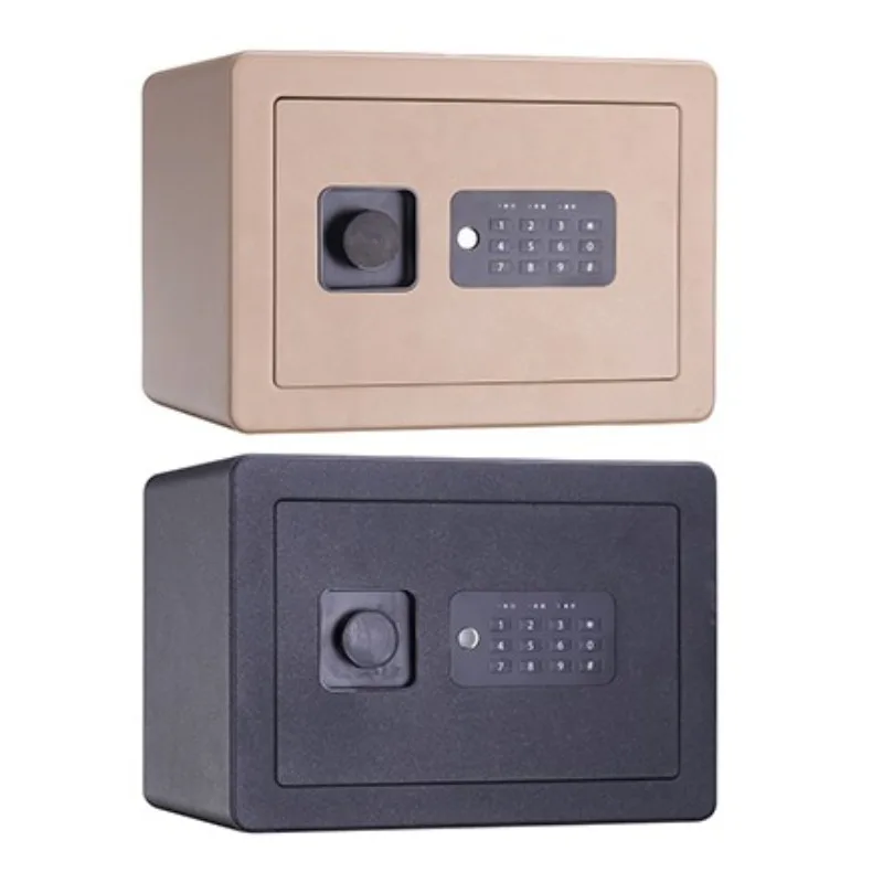 Office Household Small Safe Fingerprint Password Lock Anti-theft All Steel Wall Bedside Table