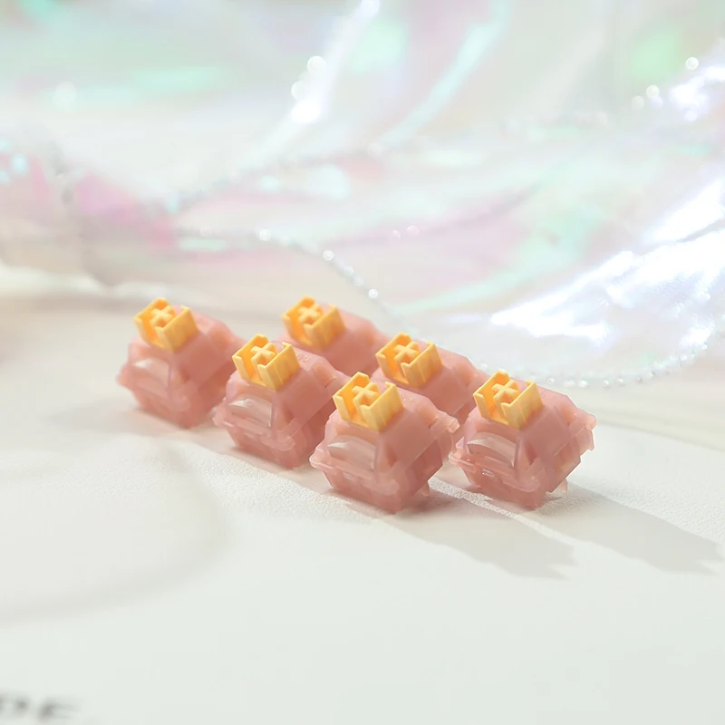 Outemu V3 Silent/Clicky Lemon Peach Switches Mechanical Keyboard Switch 5Pin Lube RGB Gaming MX Switches Linear Tactile