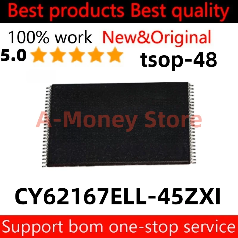 

(2-10pcs)CY62167ELL CY62167ELL-45ZXI CY62167ELL-45 tsop-48